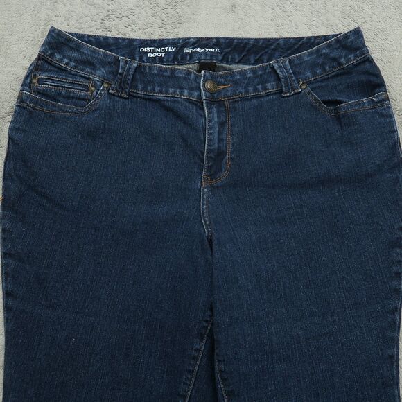 Lane Bryant Jeans Women's Size 18P Blue High-Rise Distinctly Boot 27" Inseam - Picture 11 of 15